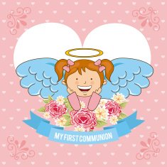 first communion vector illustration 10 eps graphic N5