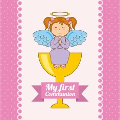 first communion vector illustration 10 eps graphic N7