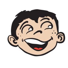 smiling boy head