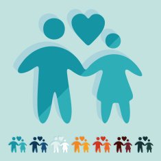 Flat design family N6