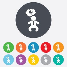 Baby infant sign icon Toddler boy symbol N26