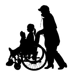Vector silhouette of family N82