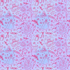 Christmas doodles pattern N3