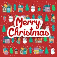 lovely hand drawn Christmas elements