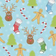 seamless vector Christmas pattern