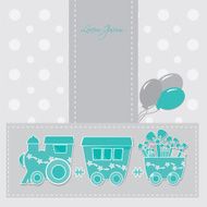 locomotive with gift boxes N2