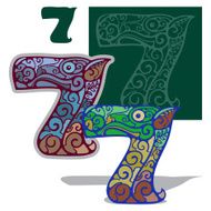 Number seven 7