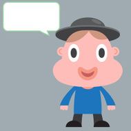 Pink boy character