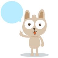 Cat balloon talk