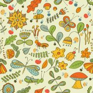 Seamless autumn pattern