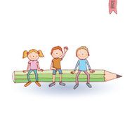 Back to school Banners and Bookmarks vector illustration N9