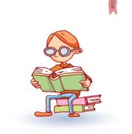Kid book vector illustration N2