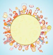 Back to school Banners and Bookmarks vector illustration N11