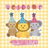 Baby shower design N14