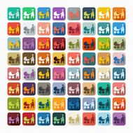 Flat design family N24