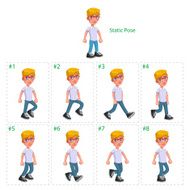 Animation of boy walking N2
