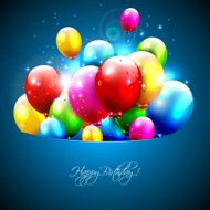 Colorful balloons flying out of pocket