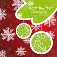 Christmas template frame design for greeting card N2