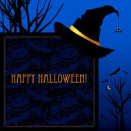 Halloween card or background