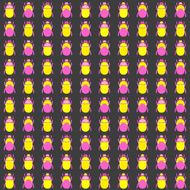 Seamless pattern with bugs N2