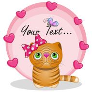 Cat with hearts N2