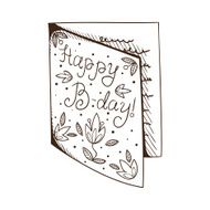 Greeting card for birthday