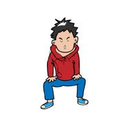 Boy and ear phone