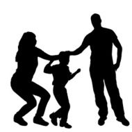 Vector silhouette of family N114