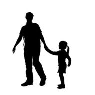 Vector silhouette of family N122