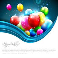 Modern birthday greeting card N2