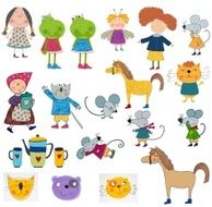 Cartoon characters set N2