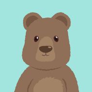 Bear Isolated Vector Illustration