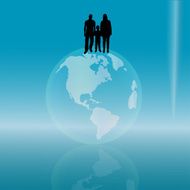Vector silhouette of family N132