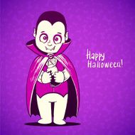 Cute baby vampire Dracula young nipple bottle with fresh blood N6
