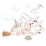 little wizard and friends