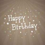 Vector Birthday Card N2