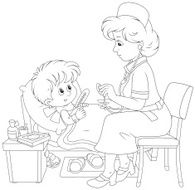 Doctor and little patient