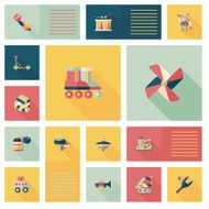 kid toys flat app ui background eps10 N11