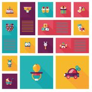 kid toys flat app ui background eps10 N14