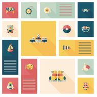 kid toys flat app ui background eps10 N18