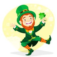 Leprechaun with Clover