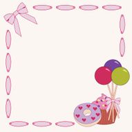 Sweets Stitched Border Frame