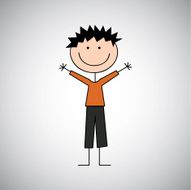 boy draw