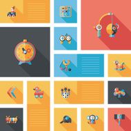kid toys flat app ui background eps10 N40