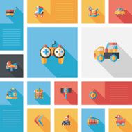 kid toys flat app ui background eps10 N47