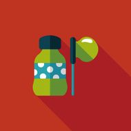 bubbles flat icon with long shadow eps10 N33