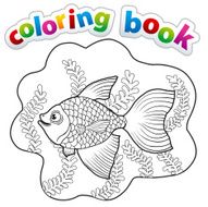 Coloring book - fish