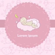 Sleeping baby girl