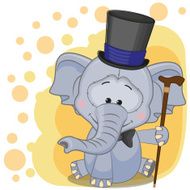 Elephant in hat