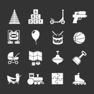 Set icons of toys N2